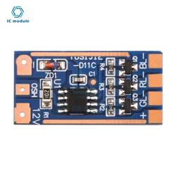 Módulo de luz intermitente RGB DC5-12V, 11 tipos de modos, interruptor de botón, módulo de luz fantasma, módulo de unidad de alta corriente