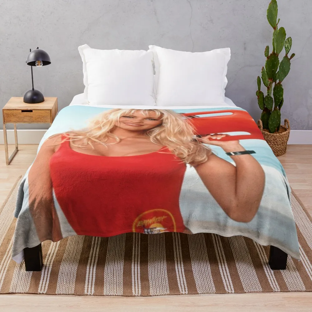 

Pamela Anderson Baywatch Throw Blanket Moving Beach Nap Blankets