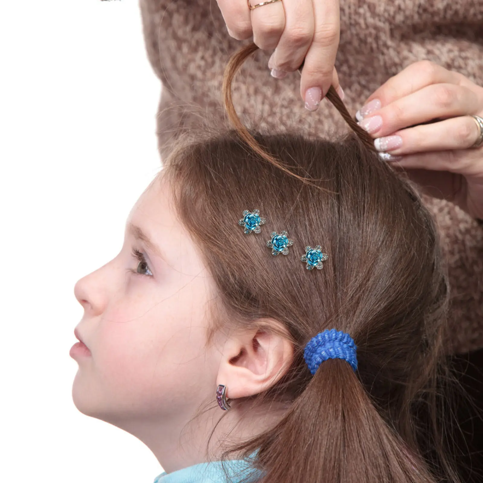 

Girls Hair Clips Elastic Bands Headbands Set Cute Animal Flower Design Hairpins for Toddlers Kids Daily Use Party Gift