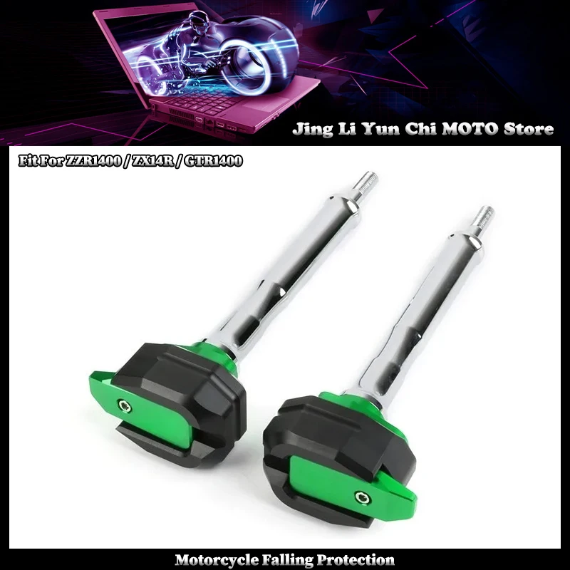 

Fit For KAWASAKI ZZR1400 ZX14R GTR1400 ZZR GTR ZX Motorcycle Falling Protection Frame Slider Fairing Guard Crash Pad Protector
