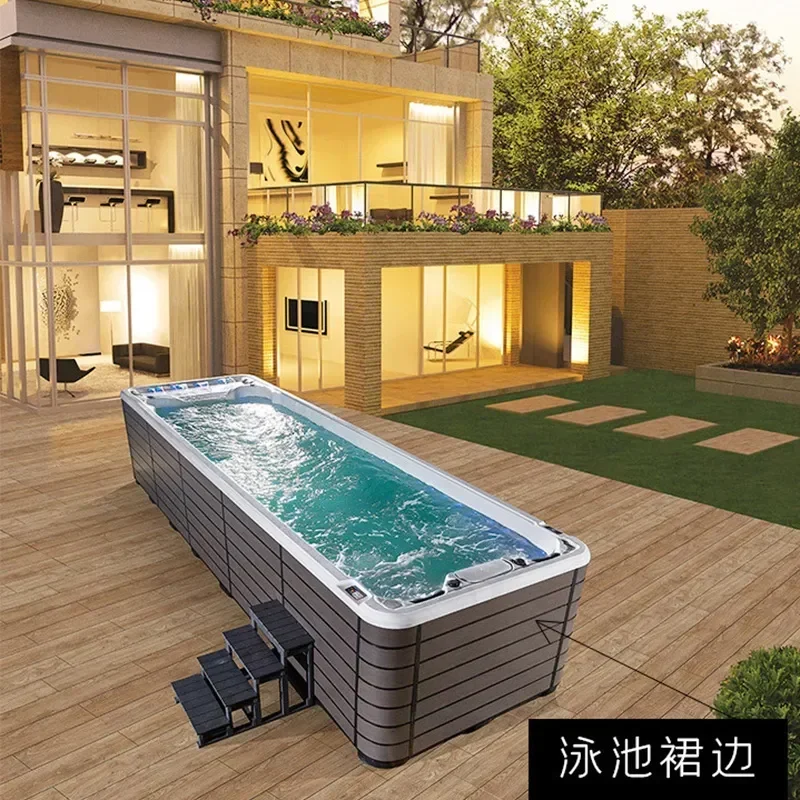 Indoor swimming machine independent intelligent unlimited surfing massage swimming pool domestic acrylic cycle constant temperat