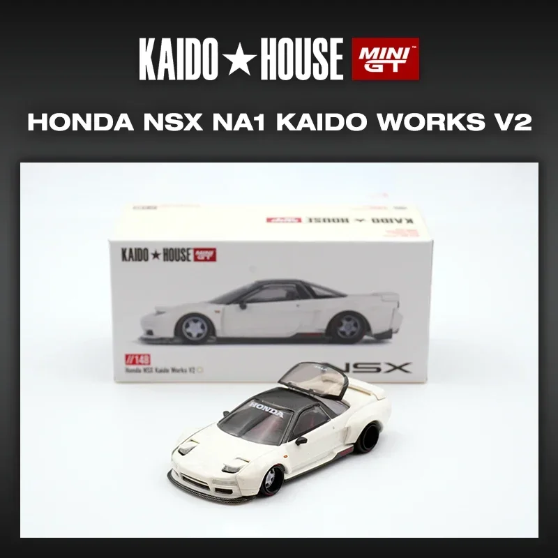 

MINIGT KHMG148 1:64 Honda NSX NA1 V2 Openable Hood Diecast Car Model Kaido House