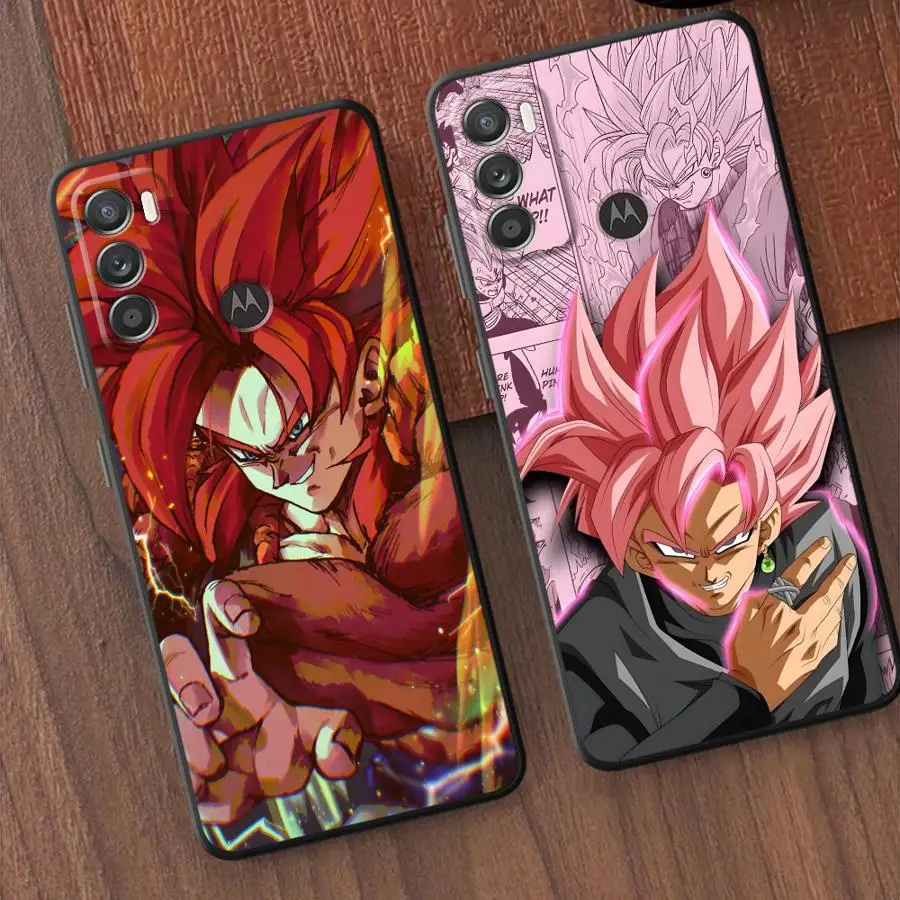

Dragon Ball Cartoon Goku Art Case for Motorola Moto G22 Edge40 G32 G72 G60s G50 G51 G73 G60 G71 G52 Edge 20 Pro 30 Lite G53 G30