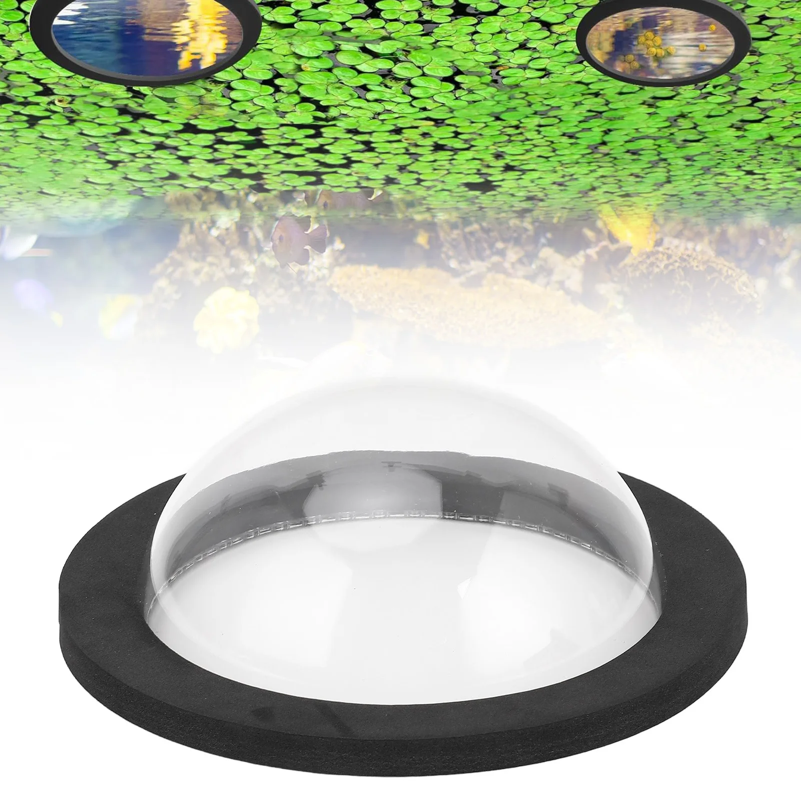 بركة السمك العائمة قبة شفافة المياه برهان جولة بركة غطاء قبة لحديقة ساحة العائمة بركة الأسماك قبة بركة قبة عائمة #4