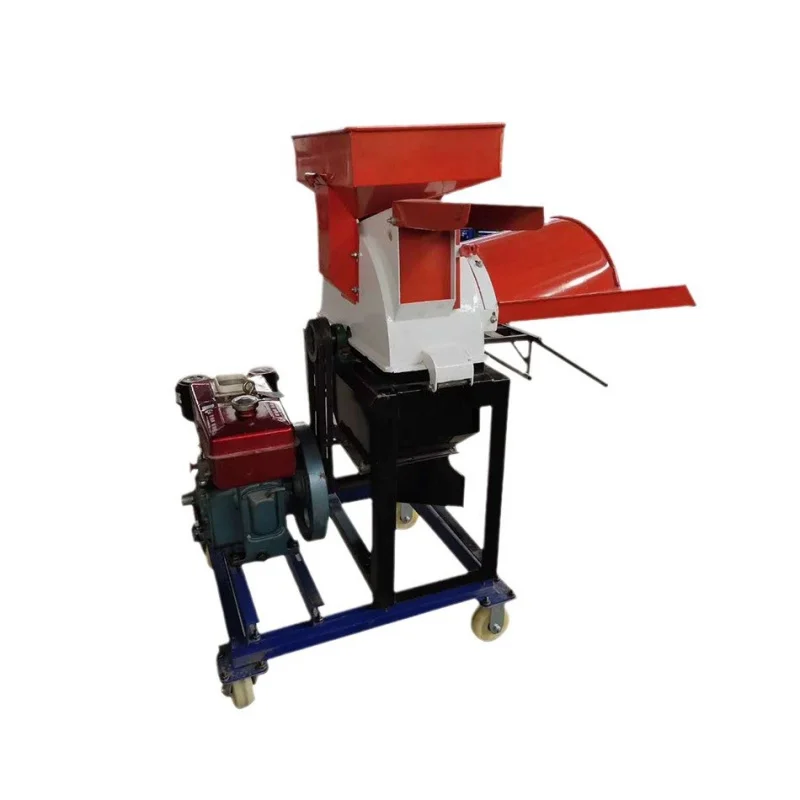 Grass Crusher Various Power Driven 700Kg/H Small Grass