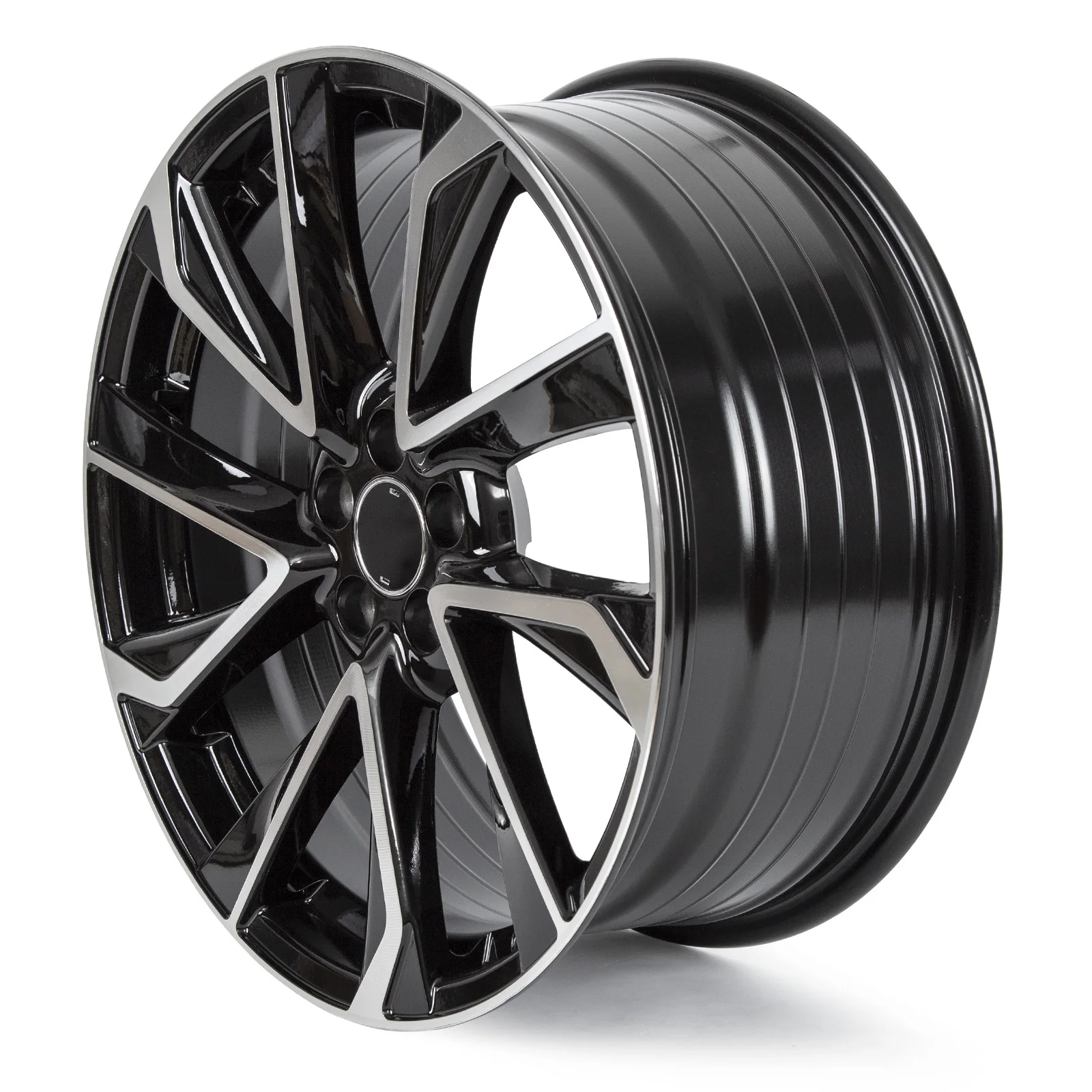 18X8 بوصة محاور العجلات 1 قطعة استبدال حافة الألومنيوم عجلات السيارة مناسبة ل 2019-2024 تويوتا كورولا العجلات السوداء #1