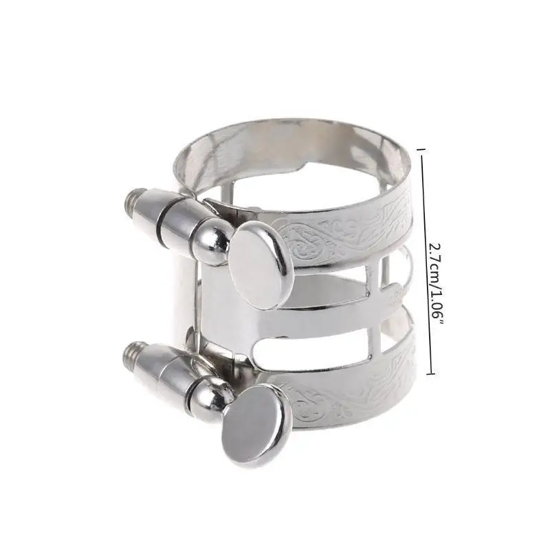 652F Alto/ / Saxophone Mouthpiece Ligature Professional Alto Saxophone Sax Mouthpiece Ligature Compact Durable