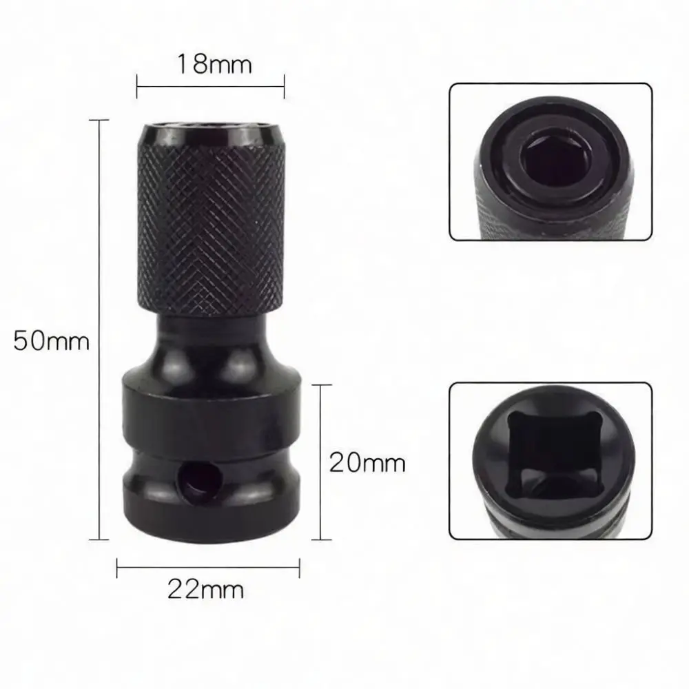 Telescopic Wrench Converter Socket Extension Rod Steel Adaptor For Power Drill Maintenance Tool Repair Accessory