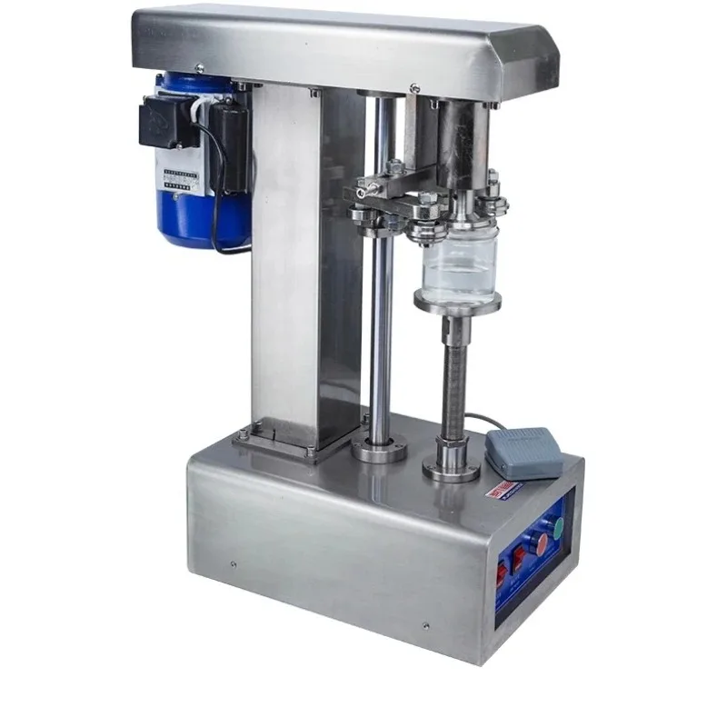 220V Can Sealing Machine Tinplate Plastic Bottle Paper Can Capping Machine Capping Machine Commercial Electric Can Sealing