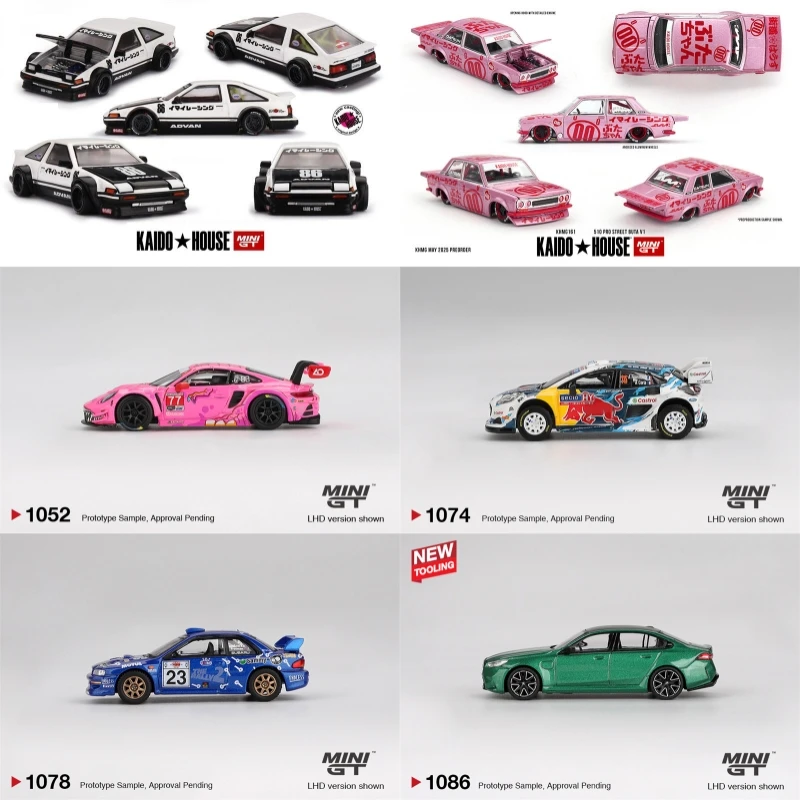 МИНИ GT 1:64 ГР Supra EVAR GT3 R # 77WRC99 # 23 M5 (G90) / Kaido Works AE86 510 Pro Street Buta Литая под давлением модель автомобиля