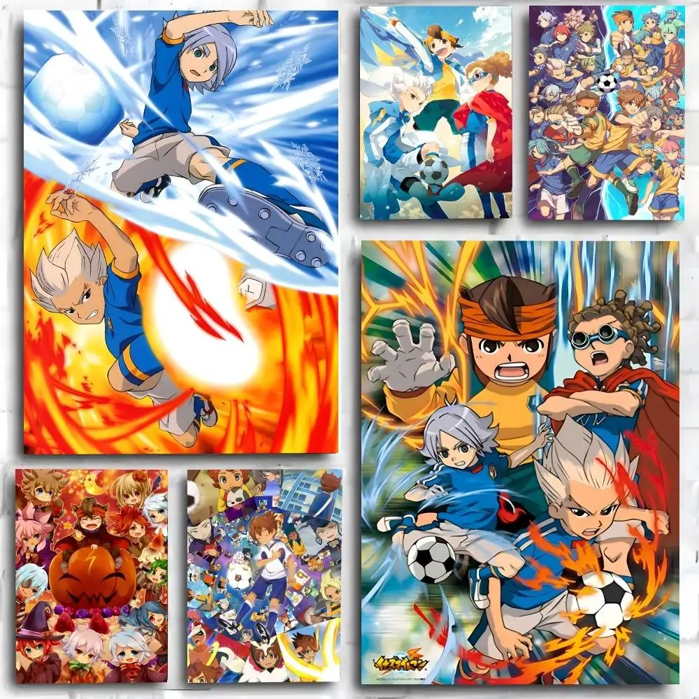 Inazuma Eleven Anime  Poster Print For Bedroom Living Room Home Decor Cartoon Movie Canvas Painting Wall Art HD Picture Mural