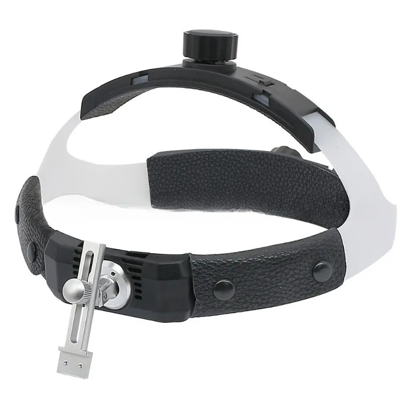 Dental magnifying glass with lightweight head-mounted headband battery clip helmet magnifying glass headlight size adjustable
