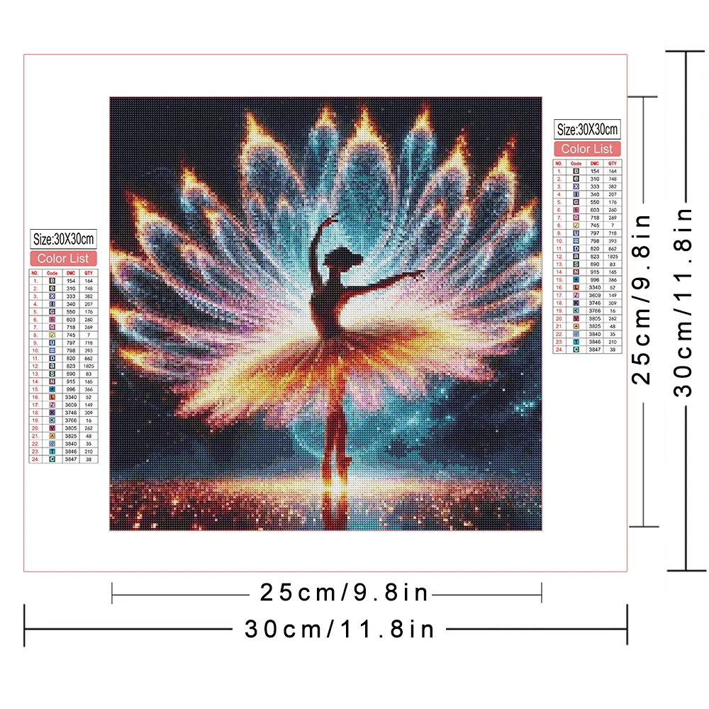 AZQSD Diamond Painting 5d Girl Portrait Hobby Creative Rhinestones Cross Stitch Ballet Dancer Diamond Embroidery Decorative