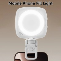 With Makeup Mirror Phone Selfie Light Portable Rechargeable Mobile Phone Fill Light Detachable Mini LED Phone Fill Light