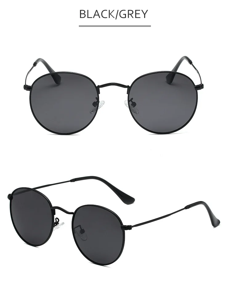 Klassische polarisierte Sonnenbrille Designer Luxusmarke runde Sonnenbrille für Männer Frauen 2024 Retro Sonnenbrille männliche Vintage-Farben – Detail 8