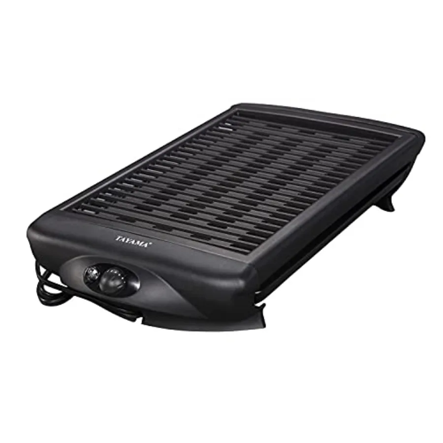 

Smokeless Non-Stick Indoor Electric Grill for Healthy Cooking Stainless Steel Body with Black Finish Easy to Clean and Energy E