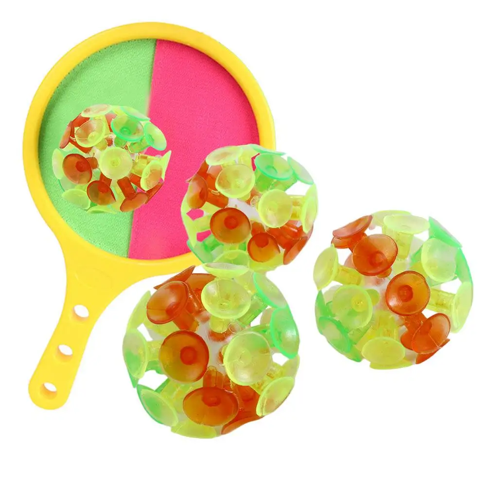 Kids Plaything Multicolored for Kids for Children Ball Toy Suction Toy Suction Cup Ball Stick Ball Sucker Ball