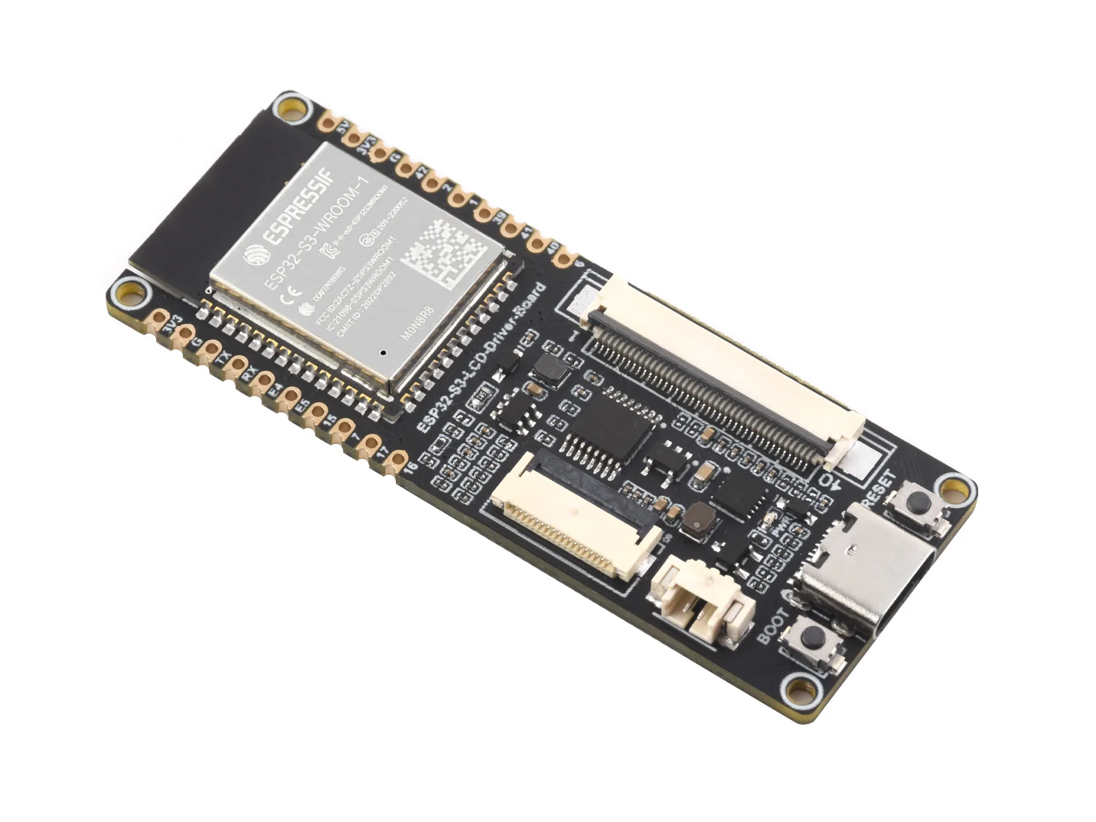 Placa controladora LCD RGB Waveshare ESP32-S3, procesador de doble núcleo LX7 de 32 bits y 240 MHz, PSRAM y Flash de 8 MB, amplificador WiFi; Soporte Bluetooth