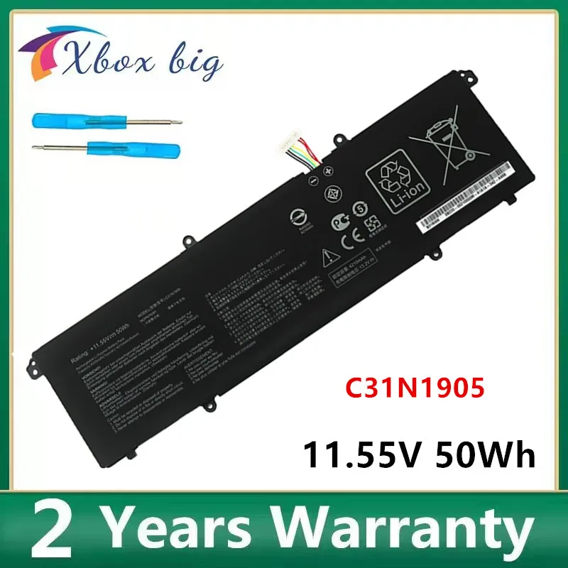 

C31N1905 Laptop Battery for ASUS K533F S433FL S521FA S533FL V533F For VivoBook S14 S433FA-AM035T 11.55V 50Wh