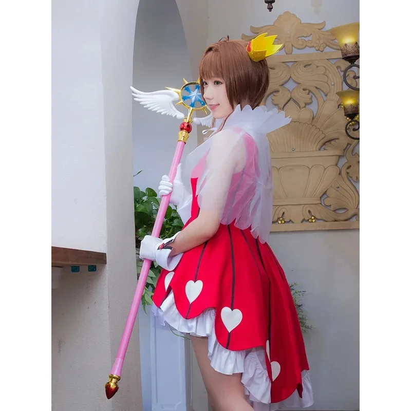 44,8 дюйма, длина Cardcaptor, прозрачная карта, Kinomoto Sakura, косплей, палочка Star Dream, волшебная палочка, костюм для Хэллоуина, реквизит yi;4