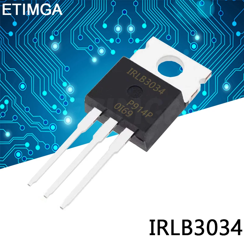 Transistor MOS FET nuevo, IRLB3034 TO-220, IRLB3034PBF, TO220, 10 unids/lote