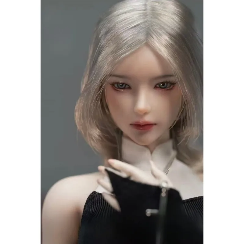 متوفر 1/6 مقياس جديد أنثى الجندي شعر مستعار مع دمى المغناطيس اكسسوارات ل 12 ''I8toys Zctoys رئيس نحت عمل نموذج لجسم #1