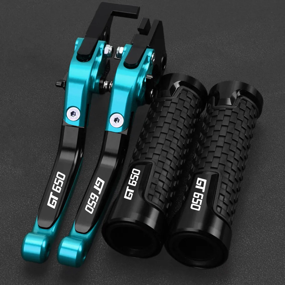 

For CFMOTO CF MOTO 650GT 650 GT GT650 2023 2024 Motorcycle CNC Aluminum Adjustable Brake Clutch Lever Handlebar Handle Grips