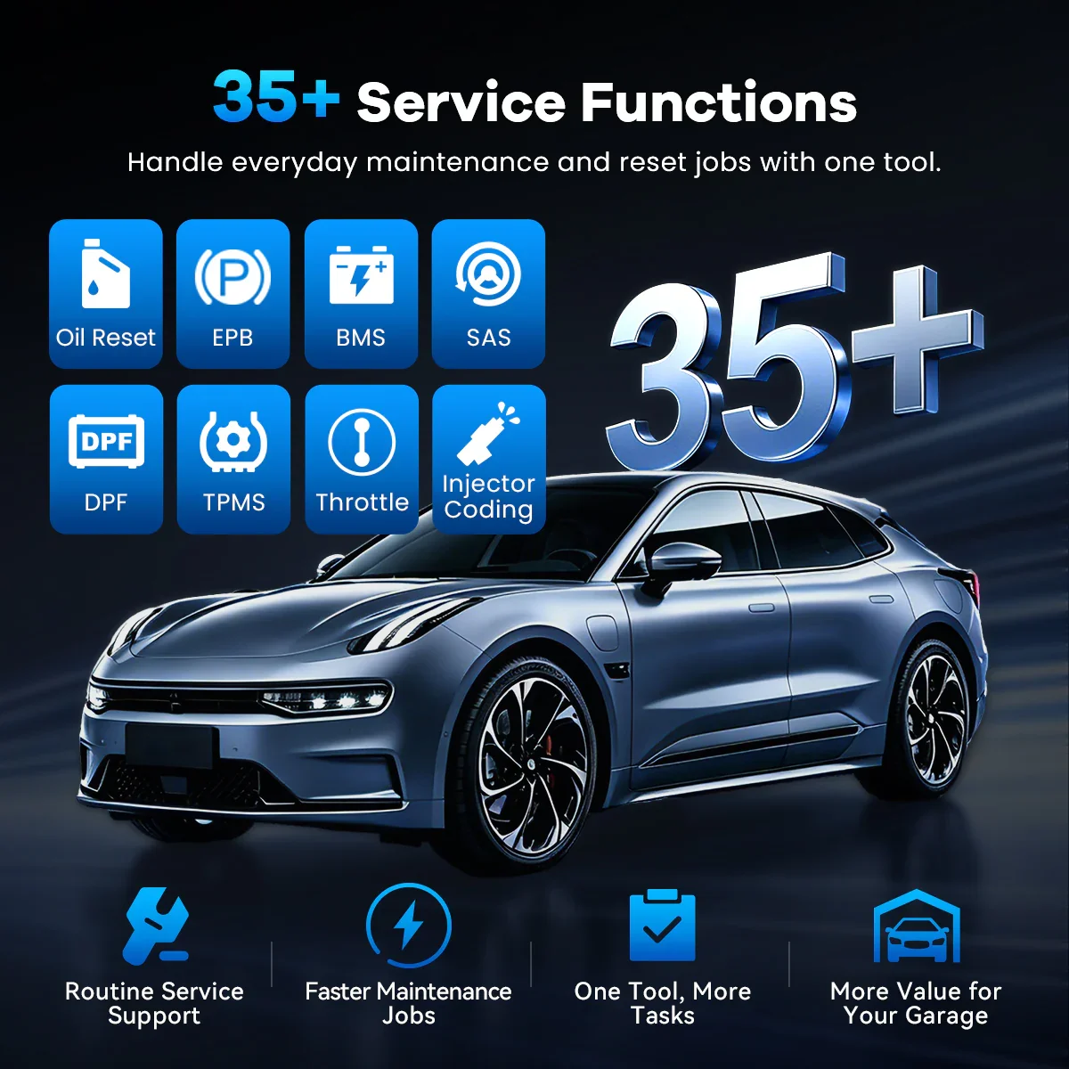 Global Version Car Diagnostic ToolMUCAR 892BT PRO OBD2 Scanner J2534 DOIP Topology Graph ECU Coding Bidirectional Lifetime Free
