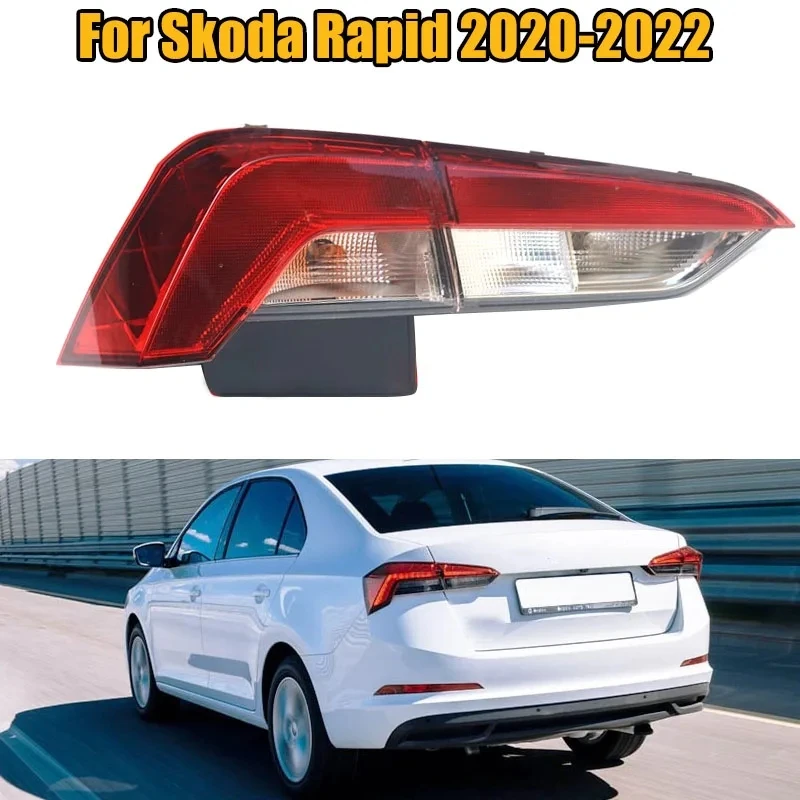 

For Skoda Rapid 2020 2021 2022 Rear Outside Tail Light Assembly Stop Lights Parking Lamp Turn signal Rear lamp Car Accessories