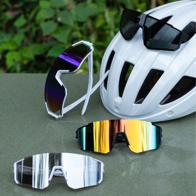 Oversized Outdoor Cycling Sunglasses UV Protect Glasses Bike Eyeglasses Sun Shades Sports Fishing Glasse Goggles UV400 image 3