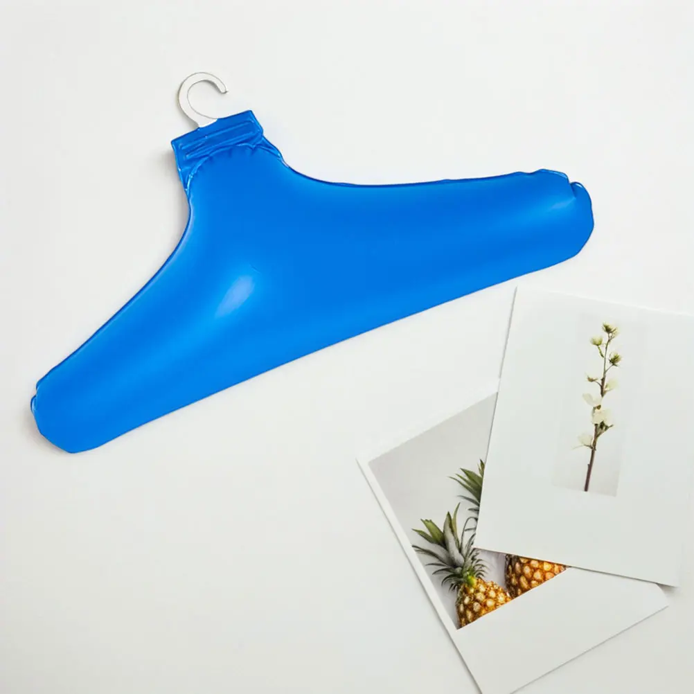 

4Pcs Inflatable Clothes Hanger Portable Travel Foldable Drying Rack Space Saving Non-Slip Coat Holder Home Camping Car