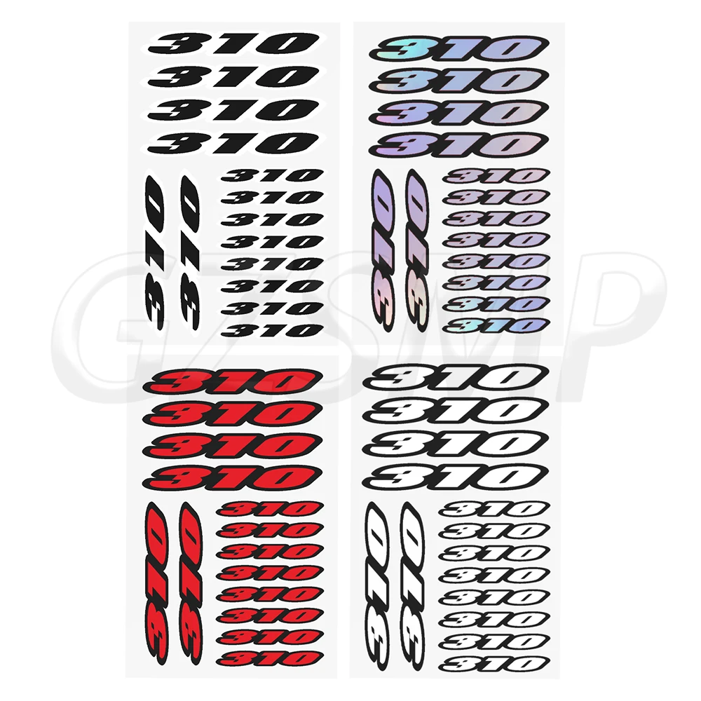 

Наклейки для мотоцикла №310, передний обтекатель, боковые панели кузова скутера, универсальные наклейки, подходят для BMW G310GS G310 R RR