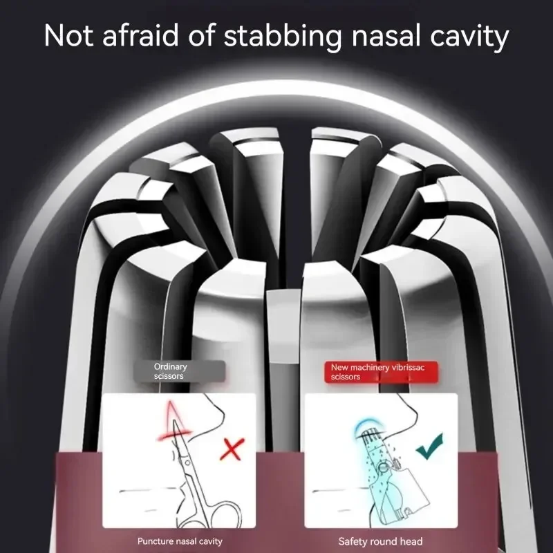 ماكينة تشذيب شعر الأنف للرجال ماكينة حلاقة كهربائية محمولة منخفضة الضوضاء وقابلة للغسل ماكينة تشذيب شعر الأذن المحمولة للتنظيف دون الصدأ وغير المؤلمة #6