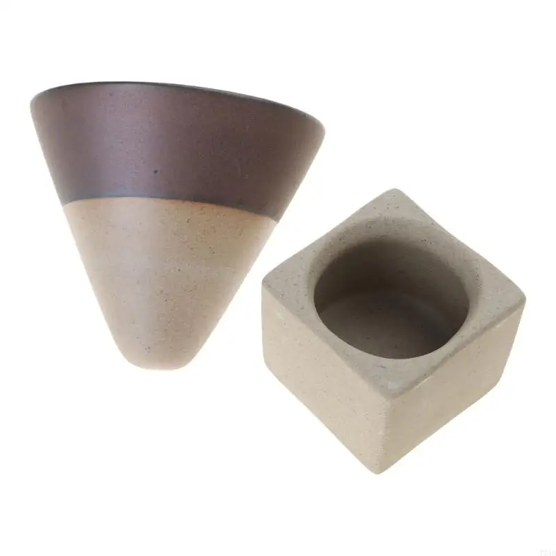 77JB Tazas café cerámica Vintage 100ml, taza té cerámica rugosa, taza café con leche japonesa, taza con