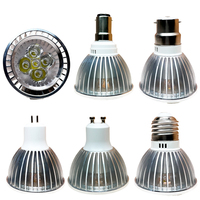 10W Frosted Led Lamp MR16 DC 12V Gu10 GU5.3 E27 E14 E12 B22 Cob Led Light Frosted Lamp 24V Warm Cold White AC 110V 220V 85-265V