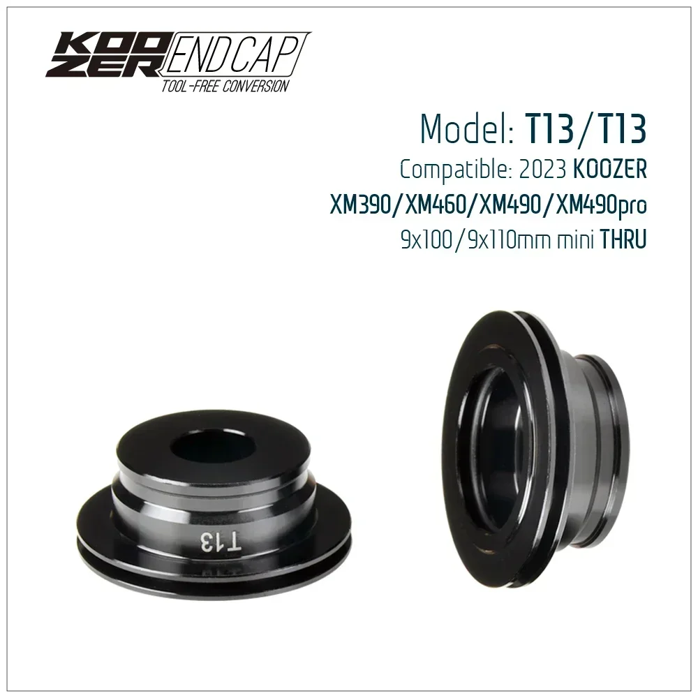 Koozer XM490/460/450 Naben-Endkappen-Adapter: Für 5x100 - 110 * 148, Fahrradzubehör – Detail 7