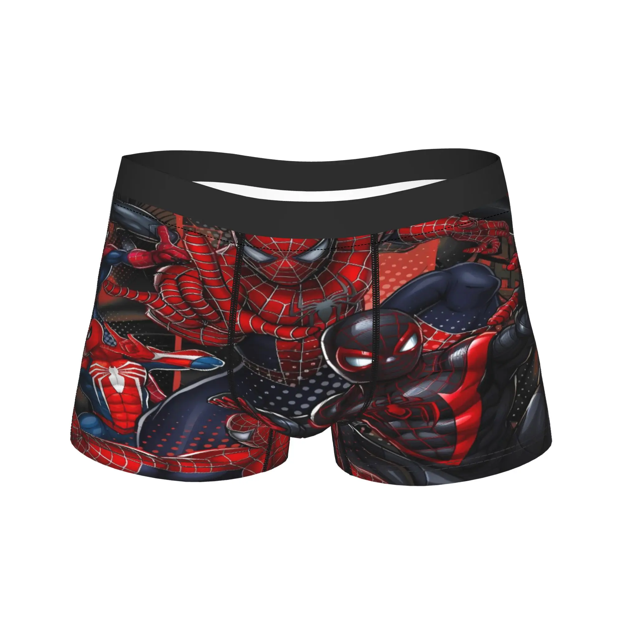 S-Spiders Heroes Underwear  Male Panties Customs Comfortable Boxershorts Trenky Shorts Briefs Plus Size 2XL