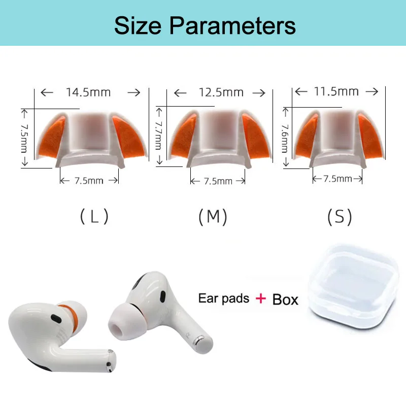 3Pairs Vervanging Oordopjes Pad Voor Apple Airpods Pro Oortelefoon Memory Foam Oordopjes Siliconen Dual Kleur Oor Kussen Ear Plug caps