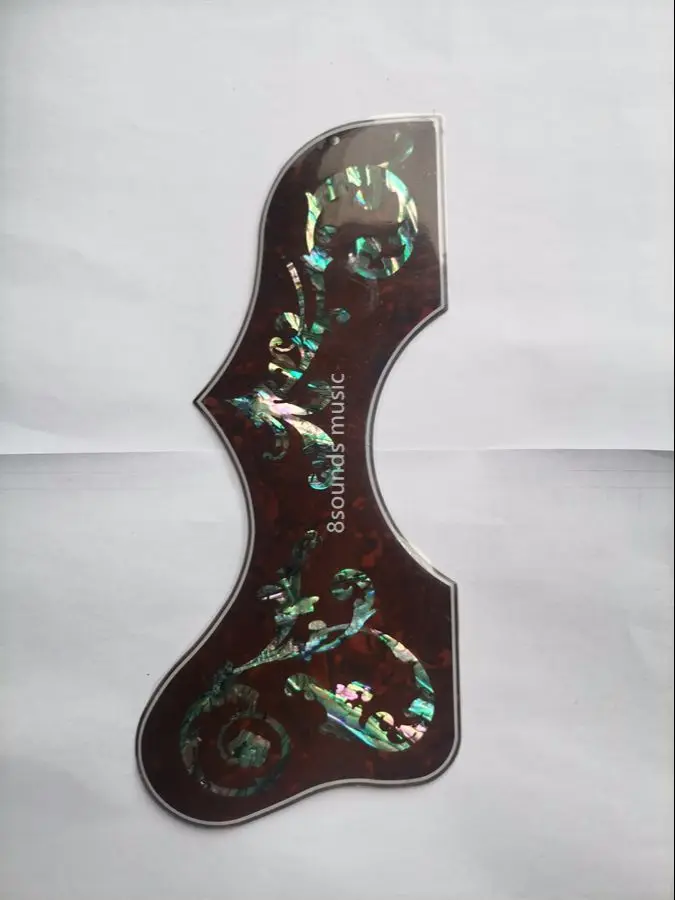 2mm thickness original handmade left handed pickguard guitar Abalone pearl inlays 43