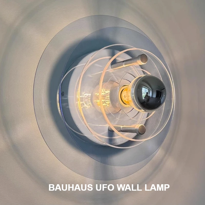 

Современные настенные светильники в стиле Баухаус, оранжевые, зеленые, красные, синие, коричневые, декоративные бра E27 для спальни и гостиной, атмосферные LED-лампы.