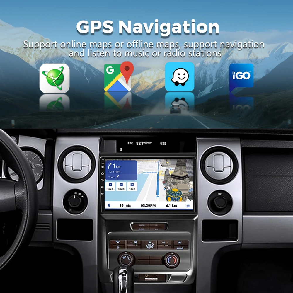 أندرويد 15 Carplay راديو السيارة التلقائي مشغل وسائط متعددة لفورد F150 P415 رابتور 2008 - 2014 E53 X5 M5 كوالكوم سنابدراجون واي فاي 4G