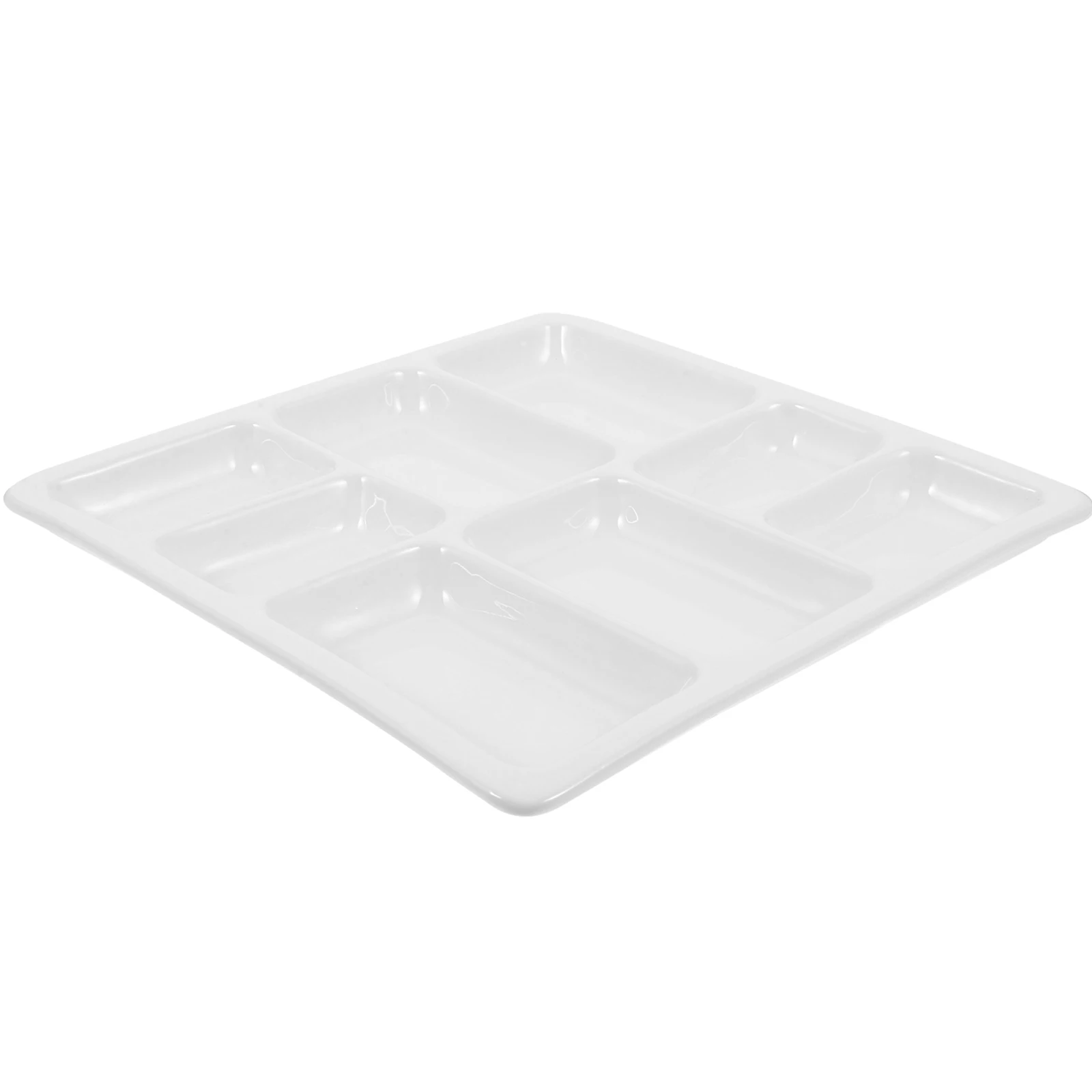 

Ceramic Paint Palette 7 Inch Square Empty Watercolor Pans Mixing Tray for Artists Students Children Supplies Portable Travel