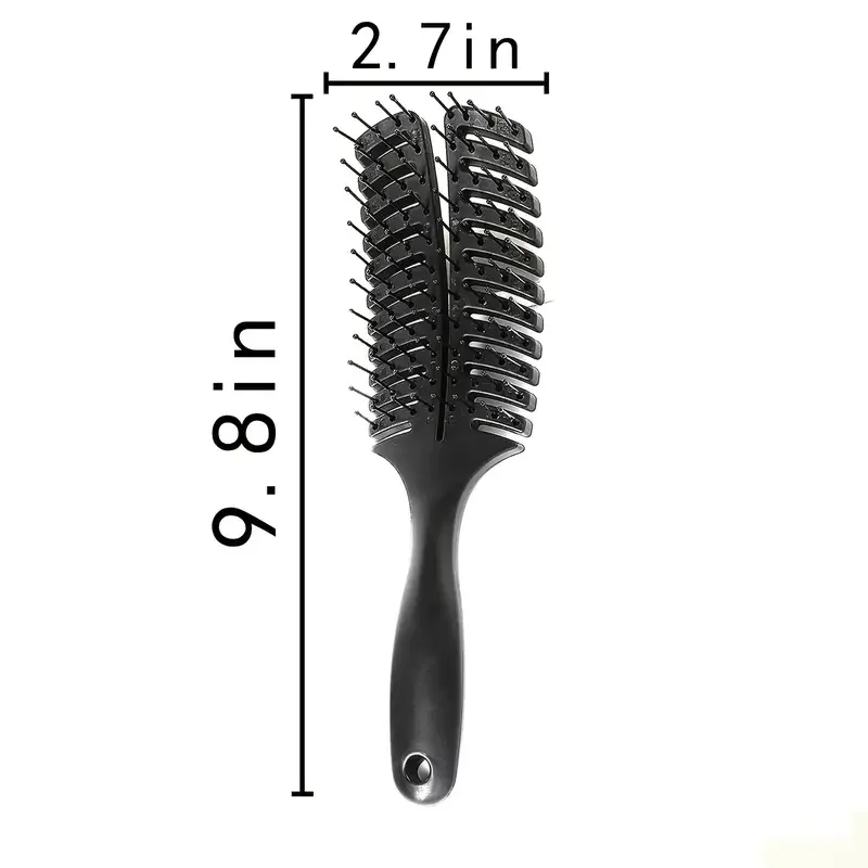 Peigne à six griffes pour cheveux bouclés optiques longs, brosse à cheveux, installation SAP et frisottis