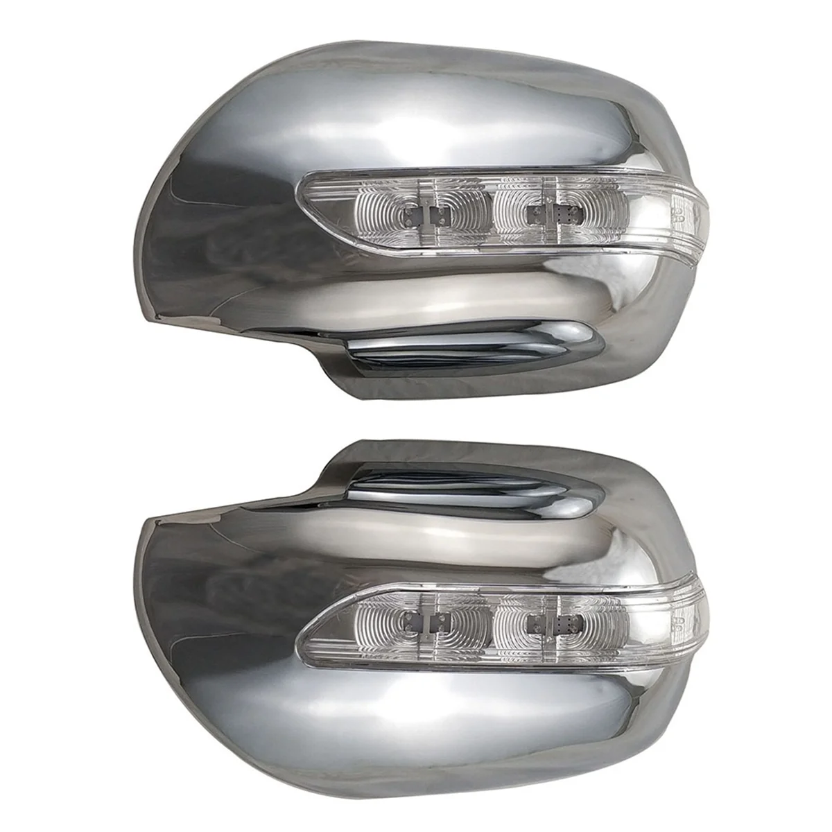 For Toyota 4RUNNER Prado 2700 FJ120 2003-2009 Chrome Car LED Side Mirror Cover Side Mirror Cover Exterior Accessories