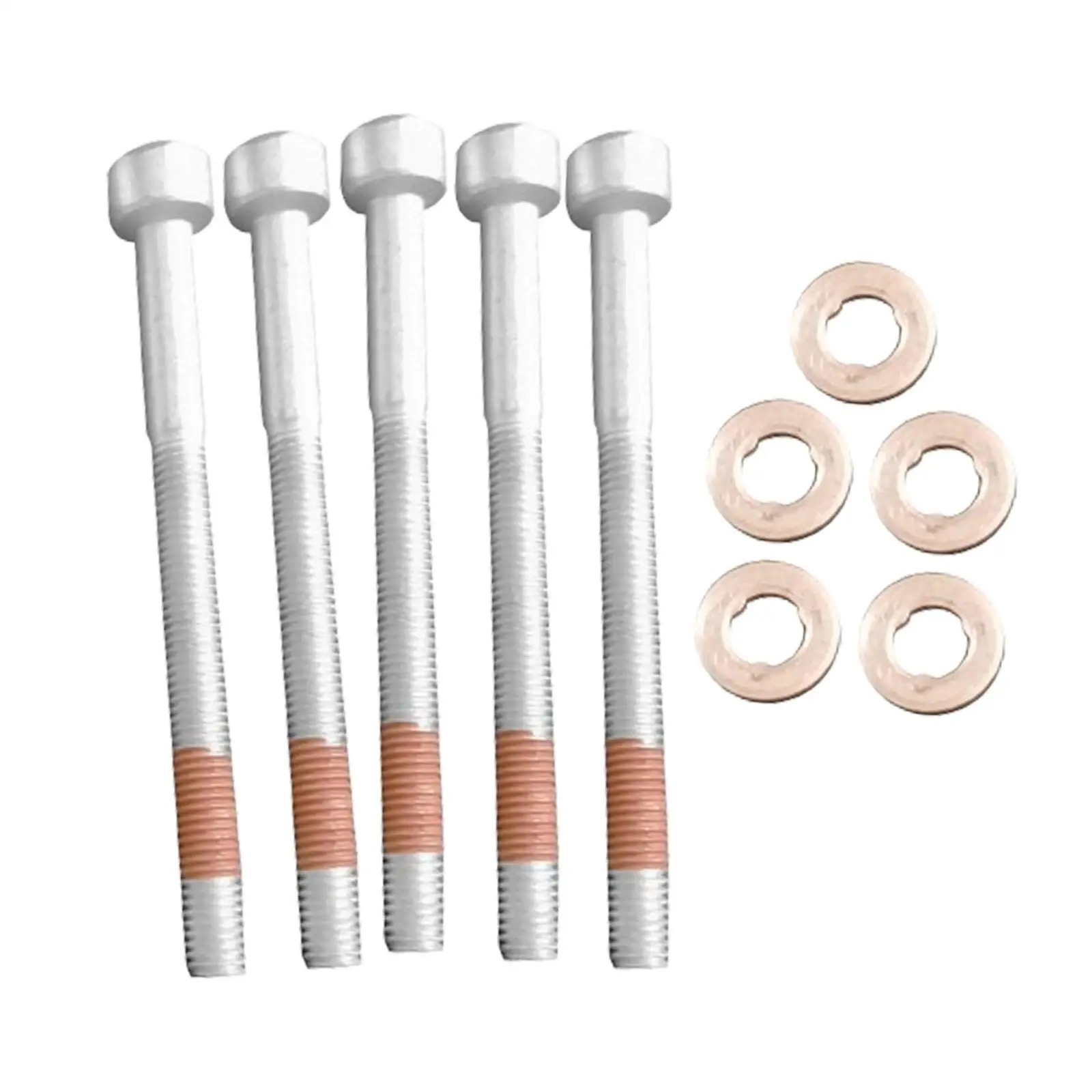 

5 Pieces Injector Bolt and Washer Seal Kit for Mercedes-benz