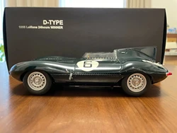 Autoart 1:18 D 타입 1955 Le Mans 챔피언 시뮬레이션 한정판, 모든 개방형 합금 금속 정적 자동차 모델 장난감 선물