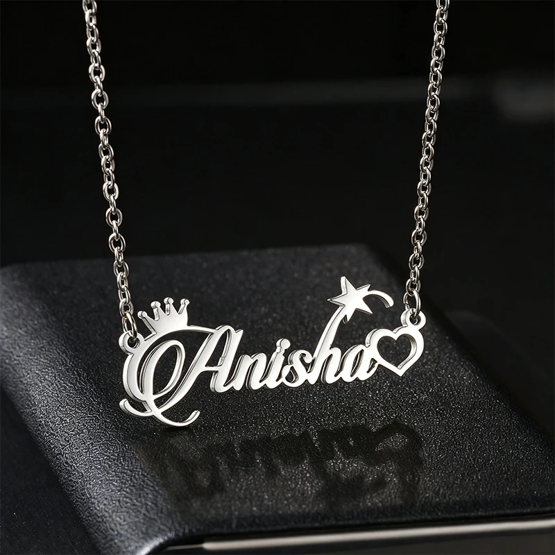 Personalized Gothic Name Choker Necklace, Custom Gift