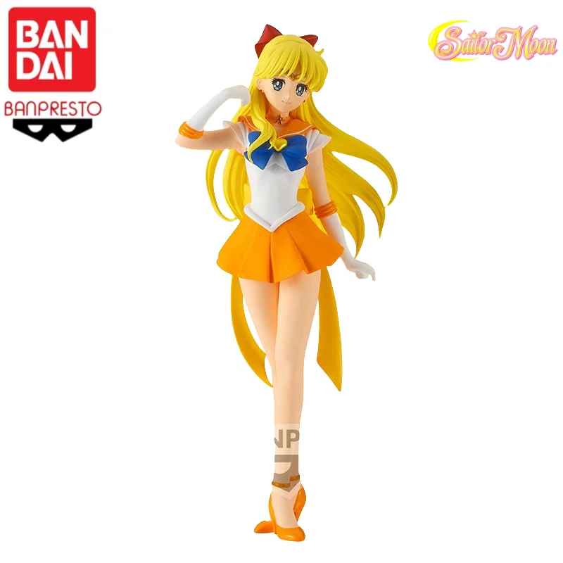 In Stock Original Bandai Banpresto Sailor Moon Ami Hino Rei Kino Makoto Aino Minako Mizuno Figure Character Anime Model Toy Gift
