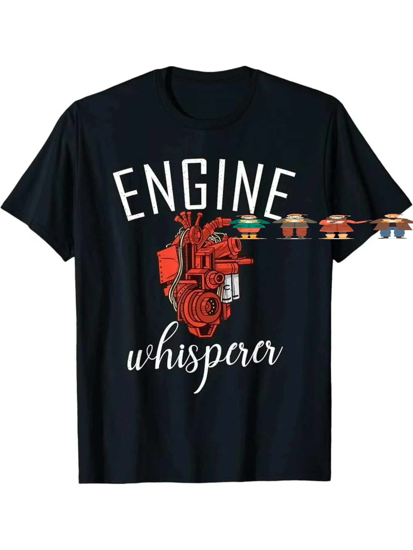 Engine Whisperer Mechanic Car Lovers T-Shirt 100% Cotton O-Neck Short Sleeve Summer Casual Mens T-shirt Streetwear