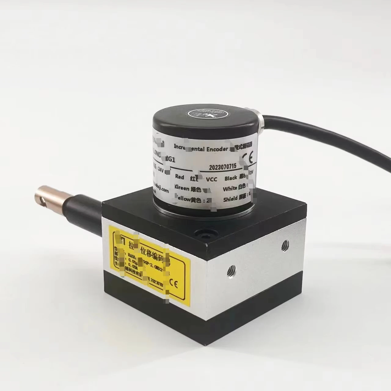 1500mm Digital Pulse Signal HA55S Linear Encoder 10-10000ppr Cable Position Sensor